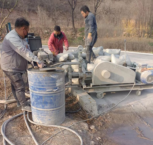 防城路面下沉注浆
